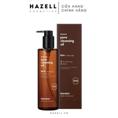 Dầu tẩy trang Hanskin Cleansing Oil & Blackhead 300ml - HÀNG NHẬP KHẨU