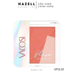 Phấn má hồng + bắt sáng VACOSI Flaso Blush Set VP12 8.3g - HNK