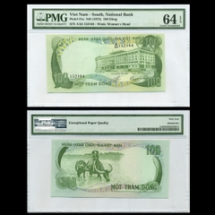 100 đồng, con trâu 1972 Việt Nam Cộng Hòa