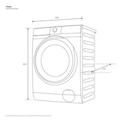Máy giặt sấy Electrolux Inverter 9 kg sấy 6 kg EWW9024P3WC
