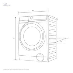 Máy giặt sấy Electrolux Inverter 10 kg sấy 7 kg EWW1023P5SC