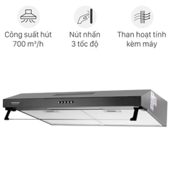 Máy hút mùi âm tủ Sunhouse SHB6118B