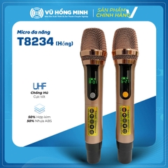 Micro Không Dây Đa Năng Model: T8234 (màu hồng)