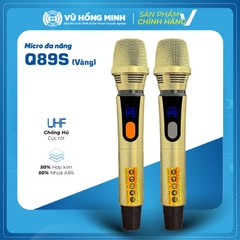 Micro Không Dây Đa Năng Model: Q89S (màu vàng)