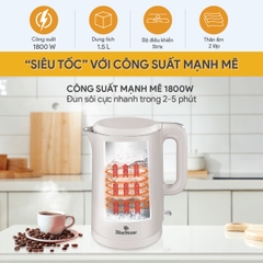 Ấm Đun Siêu Tốc BlueStone KTB-3457 1.5 Lít 1800W