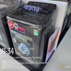 Máy Giặt Aqua Inverter 14 Kg AWM14-B2158L(B)