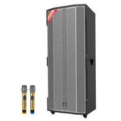 Loa kéo điện Dalton TS-15A2500 Bass đôi 40cm 1600W Karaoke Bluetooth