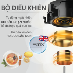 Ấm Đun Siêu Tốc BlueStone KTB-3426 1.7 Lít 1850-2200W