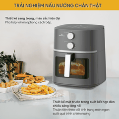 Nồi Chiên Không Dầu BlueStone AFB-5856 7 Lít 1800W
