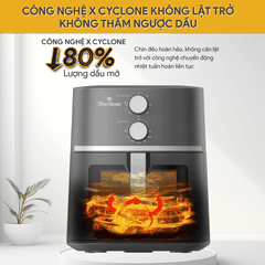 Nồi Chiên Không Dầu BlueStone AFB-5856 7 Lít 1800W