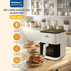 Nồi Chiên Không Dầu BlueStone AFB-5867 6 Lít 1800W