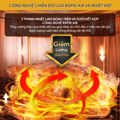 Nồi Chiên Không Dầu BlueStone AFB-5867 6 Lít 1800W