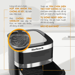 Nồi Chiên Không Dầu BlueStone AFB-5886 9 Lít 1800W