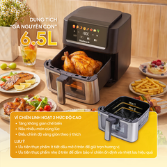 Nồi Chiên Không Dầu BlueStone AFB-5851 6.5 Lít 1700W