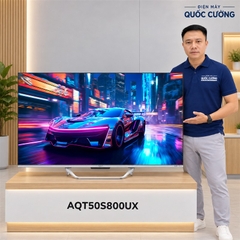 Google Tivi QLED Aqua 4K 50 inch AQT50S800UX