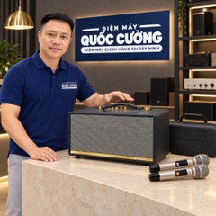 Loa karaoke xách tay Arirang BRAVO 8 Bluetooth 200W RMS kèm 2 micro