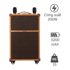 Loa karaoke Sumico Touring 10 bass 25.4cm Bluetooth 5.0
