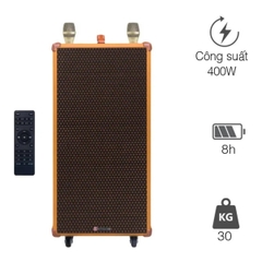 Loa karaoke Sumico Touring 1026 bass 25cm x2 công suất 400W