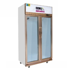 Tủ mát 2 cánh kính Oucboll 920 Lít LG-880C