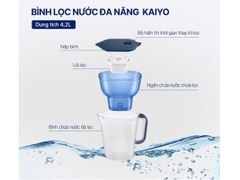 Bình lọc nước đa năng Kaiyo 4.2 lít