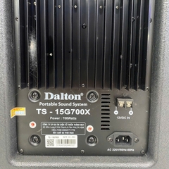 Loa kéo karaoke Dalton TS-15G700X ( Bass 40cm, Công suất 700W )