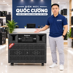 Loa kéo Dalton TS-15A5500 Bass đôi 40cm 1600W Karaoke Bluetooth