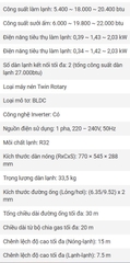 Dàn nóng điều hòa LG Multi 2 chiều 18.000 BTU Z2UW18GFA0
