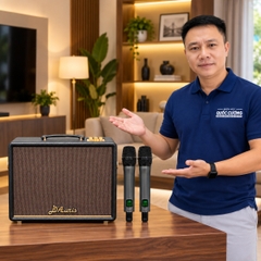 Loa karaoke xách tay SONCAMEDIA D'Auris 200 Bass 25cm 150W
