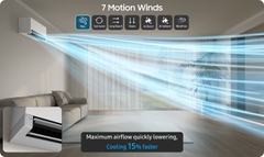 Điều hòa 1 chiều Samsung inverter WindFree AI 18.000BTU AR70H18D1BWNSV