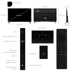 Tivi TCL 43 inch 43S5K - QLED