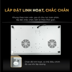 Bếp Từ Đôi BlueStone ICB-6825 5000W - Miễn phí lắp đặt, cắt đá