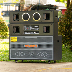 Loa Kéo Bình & Điện Nanomax Pro-215B Bass Đôi 40cm 2200w