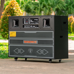 Loa Kéo Bình & Điện Nanomax Pro-215B Bass Đôi 40cm 2200w