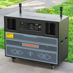 Loa Kéo Điện Nanomax Pro-704 Bass Đôi 50cm 3600w