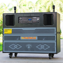 Loa Kéo Điện Nanomax Pro-704 Bass Đôi 50cm 3600w