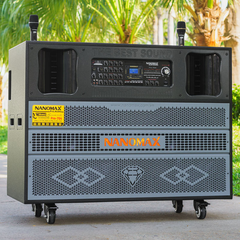 Loa Kéo Điện Nanomax Pro-704 Bass Đôi 50cm 3600w