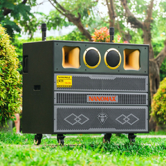 Loa Kéo Bình & Điện Nanomax Pro-218C Bass Đôi 50cm 3000w