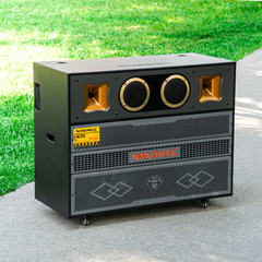 Loa Kéo Bình & Điện Nanomax Pro-300 Bass Đôi 40cm 2250w