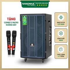 Loa Kéo Nanomax SK-15Q5 Bass 40cm 680w Karaoke Bluetooth