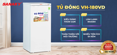 Tủ đông Sanaky 150 lít TD.VH180VD