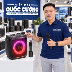 Loa karaoke JBL PartyBox Encore 2 100W màu đen kèm 2 micro