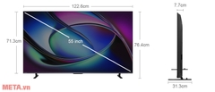Smart Tivi Mini LED Toshiba AI 4K 55 inch 55Z670RP