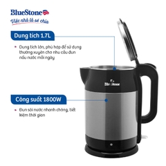 Ấm Đun Siêu Tốc BlueStone KTB-3468 1.7 Lít 1800W