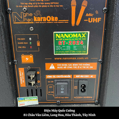 Loa kéo karaoke Nanomax GT-2024 Bass 50cm 820W