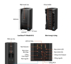 Loa Bose F1 Model 812 công suất 1000W bass 30cm