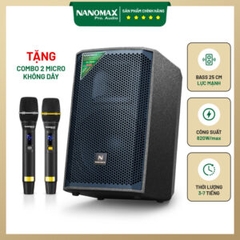 Loa Karaoke Nanomax S-02 Bass 25cm 820w