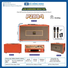 Loa karaoke xách tay VHM P288-1 Bass đôi 20cm 250W