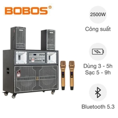 Loa kéo karaoke BOBOS BS-989 2500W