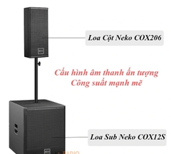 Loa Neko COX206 kèm Sub COX12S