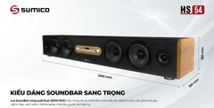 Loa soundbar Sumico HS54 200W RMS Bluetooth 5.0